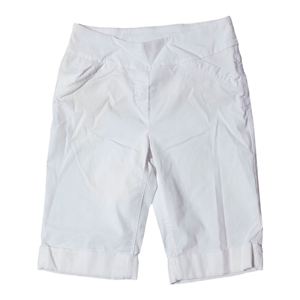 Westbound Petites | Women's Size 6P White Bermuda Shorts